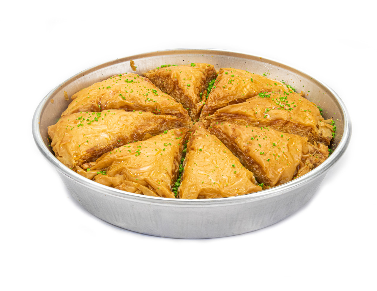 Baklava 1kg Traditionell baklava med färskt smör, och valnötsfyllning.